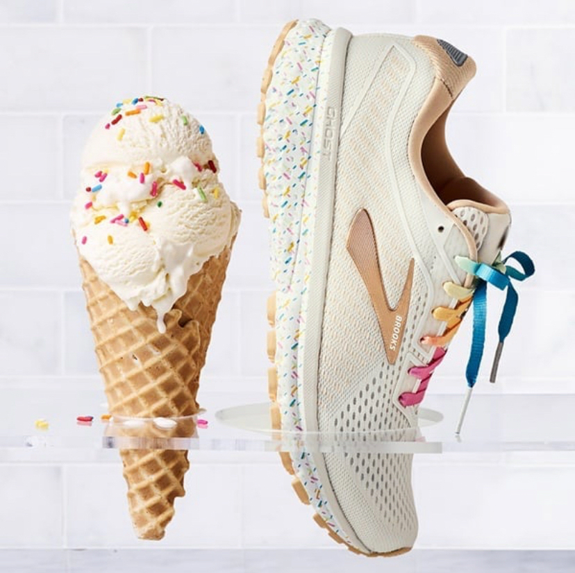 Ice Cream + Running Shoes \u003d Brooks 